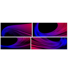 Curvature Of Space Abstract Art Background 3d