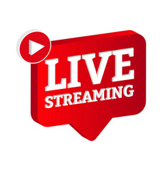 Live Streaming 3d Icon Design For The Broadcast