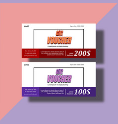 There Are 2 Gift Voucher Templates