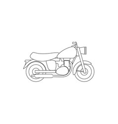 Vintage Motorbike Icon Vektor Design