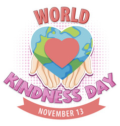 World Kindness Day Logo Concept