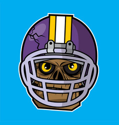 Zombie Head - American Football Player