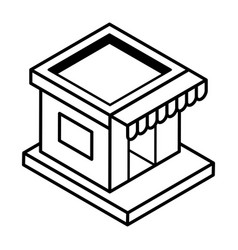 A Scalable Line Isometric Icon Of Shop