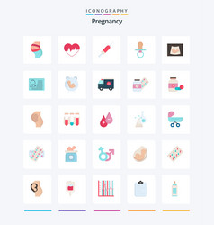 Creative Pregnancy 25 Flat Icon Pack Such As Shot