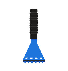 Ice Scraper Snow Removal Car Icon Blue Equipment