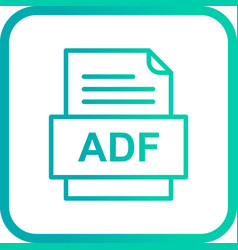 Adf File Document Icon