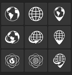 Globe Earth World Icons