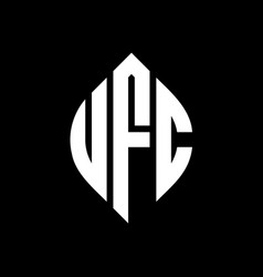 Ufc Circle Letter Logo Design