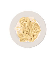 Flat Of Cacio E Pepe Roman Pasta Spaghetti