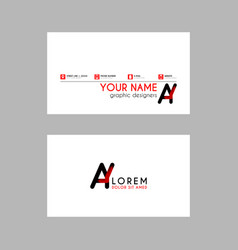 Modern Creative Business Card Template With Ay