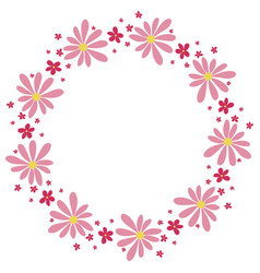 Spring Floral Wreath Clip Art Cute Floral Round