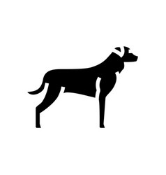 Rottweiler Dog Line Icon