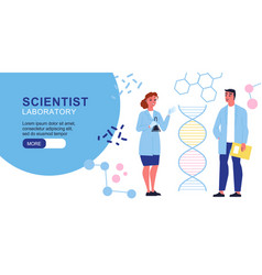 Scientist Laboratory Banner