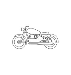 Vintage Motorbike Icon Vektor Design