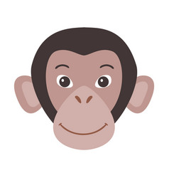 Monkey Muzzle Flat Sticker