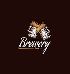 Vintage Brewery Logo Beer Retro Badge Taproom