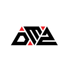 Dmz Triangle Letter Logo Design With Triangle