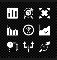 Set Pie Chart Infographic Target Many Ways