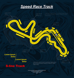 Modern Colour Race Track Background