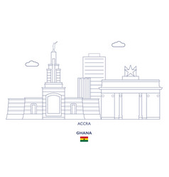 Accra City Skyline