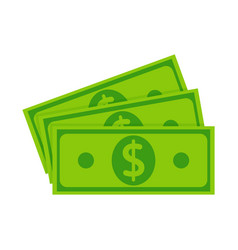 Fan Banknote Money Pile Dollars Cash Green