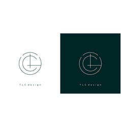 Initial Letter Tlc Logo Design Modern