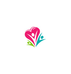 Love People Logo Icon Template