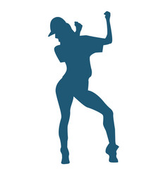 Girl Hip Hop Dancer Silhouette