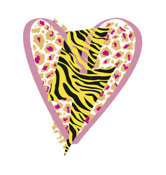 Leopard Print Heart