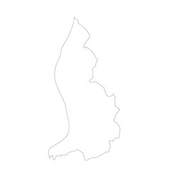 Liechtenstein Country Map Outline