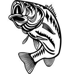 Largemouth Bass - American Fishes - Logo Fish