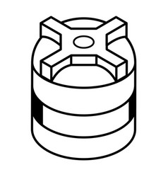 An Editable Isometric Icon Of Fuel Tank