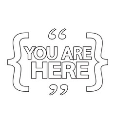 You Are Here Icon