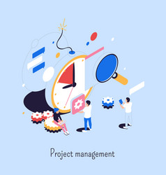 Project Management Isometric