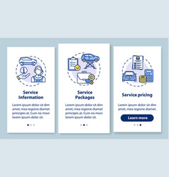 Booking Car Service Onboarding Mobile App Page