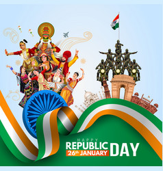 Happy Republic Day India 26th January Indian