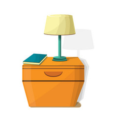 Night Stand Lamp Icon Cartoon Style