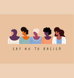 Say No To Racism Message