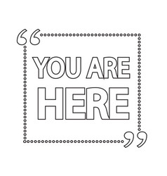 You Are Here Icon