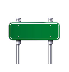 Blank Traffic Road Sign