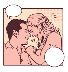 Happy Couple Comic Pannel