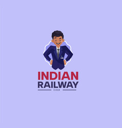 Indian Railway Mascot Logo