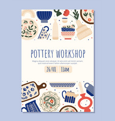 Pottery Workshop Flyer Concept