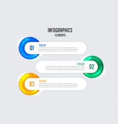 Infographic Design With Three Steps