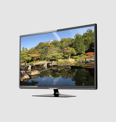 Tv Screen With Japan Picture