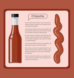 Chipotle Sauce Framed Banner With Text