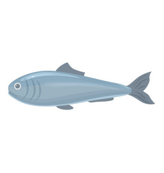 Sea Herring Icon Cartoon Baltic Fish