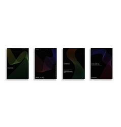 Set Of Abstract Bright Covers Templates