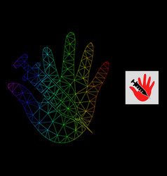 Spectrum Gradient Polygonal Network Vaccine Stop