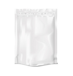 Square Blank White Retort Stand-up Pouch With Zip